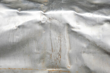 Crumpled and scratched metal grunge metal texture and background