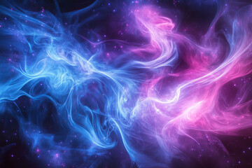 cosmic wonders: a vibrant journey through abstract nebulae and galaxies in space exploration art