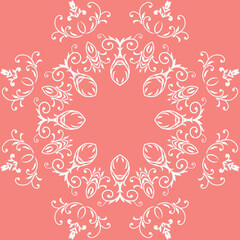 Damask Wallpaper Patterns Geometric Ethnic Korean Traditional Pattern Meaning Folk Embroidery, Aztec Ornament Print. Design for Carpet, Wallpaper, Clothing, Wrapping, Fabric