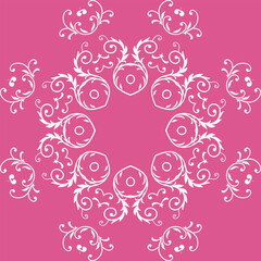 Damask Fabric Patterns Traditional Ikat Dress Pattern Folk Embroidery, Aztec Ornament Print. Design for Carpet, Wallpaper, Clothing, Wrapping, Fabric