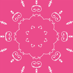 Damask Colour Printing Industry Filipino Traditional Pattern Folk Embroidery, Aztec Ornament Print. Design for Carpet, Wallpaper, Clothing, Wrapping, Fabric