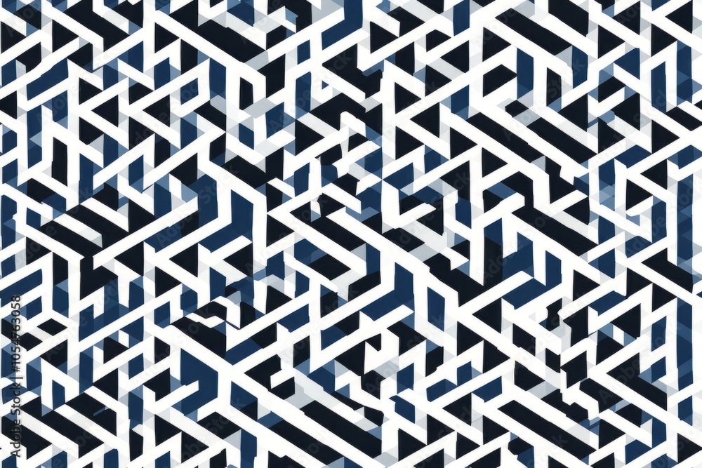 Poster bending grid seamless pattern texture: a grid pattern that appears to bend and warp, challenging the