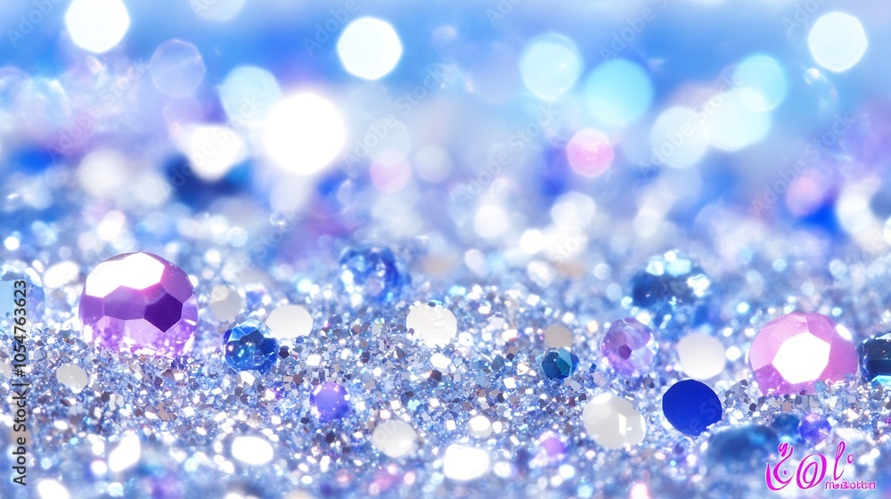 Poster vibrant array of sparkling gemstones for dazzling backgrounds and textured designs : generative ai