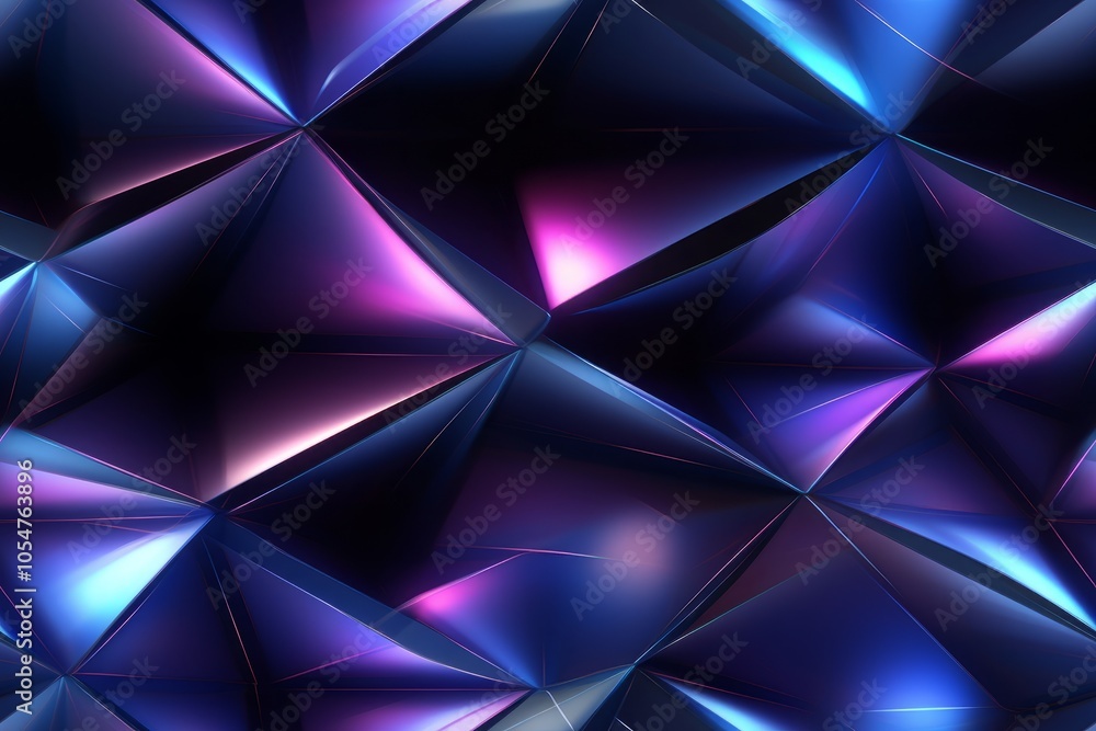 Aufkleber black 3d geometric seamless pattern texture of chaotic wireframe network background: a chaotic netwo