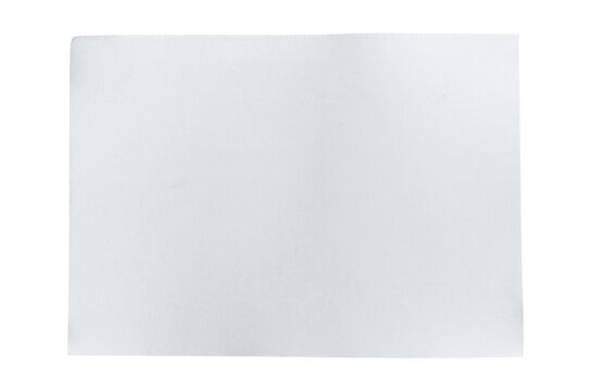 Blank paper sheet in A4 format isolated on transparent background, PNG File