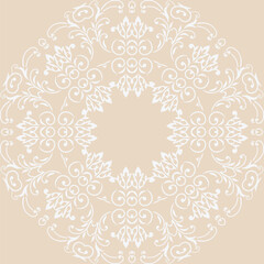 Damask Fabric Motif Embroidery Traditional Kimono Pattern Folk Embroidery, Aztec Ornament Print. Design for Carpet, Wallpaper, Clothing, Wrapping, Fabric