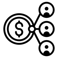 Business collaboration icon