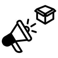 Marketing advertising vector icon for apps and websites