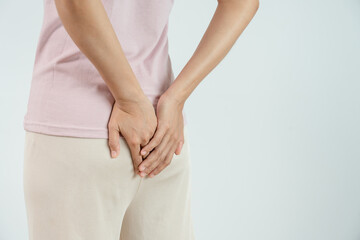 abdominal and hemorrhoids, pain, stomachache, intestine, pain, health care, constipation,...