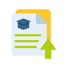 file learning up flat style