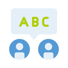 student online discuss flat style