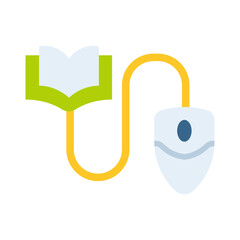 Obraz premium online book flat style