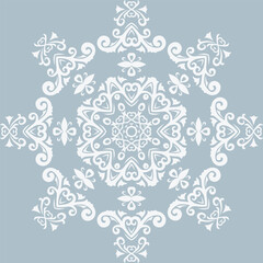 Modern Damask Patterns Scandinavian Traditional Pattern Designfolk Embroidery, Aztec Ornament Print. Design for Carpet, Wallpaper, Clothing, Wrapping, Fabric