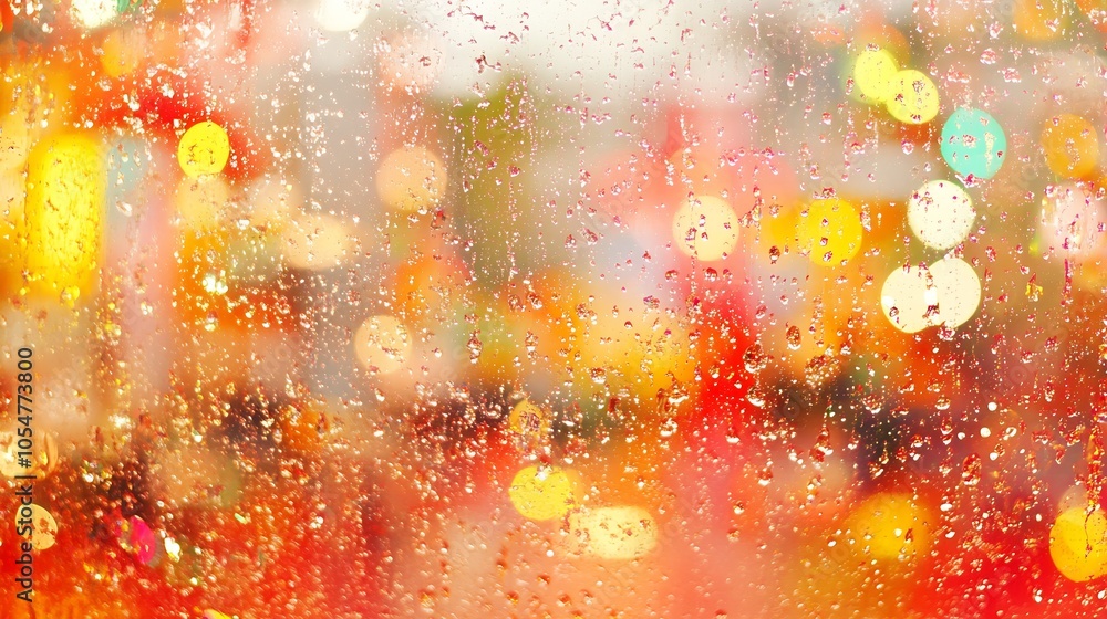 Fototapete golden sparkling lights abstract festive background with bokeh effect : generative ai