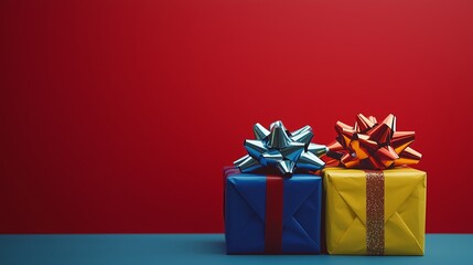 Colorful Wrapped Gifts for Holiday Celebrations