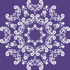 Damask Patterns Native Arabic Pattern Design Folk Embroidery, Aztec Ornament Print. Design for Carpet, Wallpaper, Clothing, Wrapping, Fabric