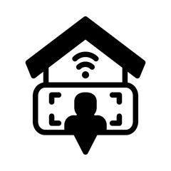 smarthome people scan glyph style