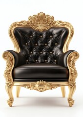 Gold Throne Chair.