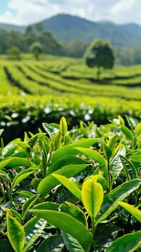 A Refreshing Tea Plantation