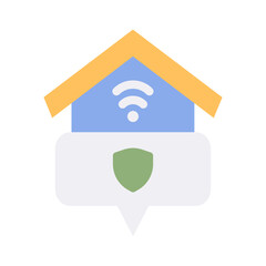 smarthome protection flat style