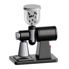 3d illustration of coffee shop. 3d icon of Coffee Bean Grinder. 3d elements
