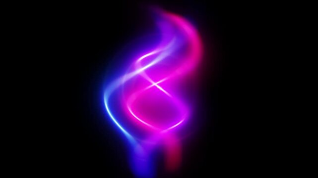 Abstract glow aura waves energy effects in dark background. 
