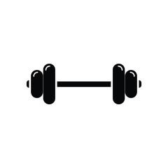 Dumbbell for gym icon, Gym equipment isolated on white background. Vector illustration.