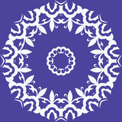 Damask Patterns Nordic Floral Arabic Pattern Folk Embroidery, Aztec Ornament Print. Design for Carpet, Wallpaper, Clothing, Wrapping, Fabric