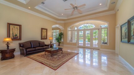 Inviting Home Interior with Elegant Staging Details