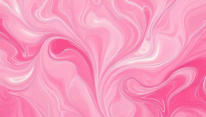 Pink Marble Swirl: An Abstract Fluid Background