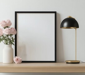 Mockup Frame & Lamp.
