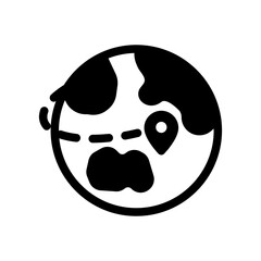 around the world glyph style