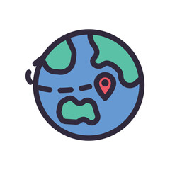 around the world filled style