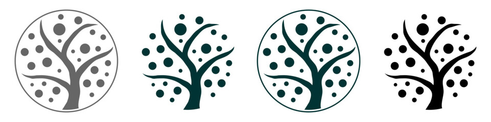 tree vector design,big tree logo,editable tree logo design,symbol,tree design illustration,leaf,farm,green,wood,branch