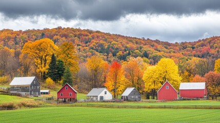 Obraz premium Vibrant Countryside Properties with Professional Staging