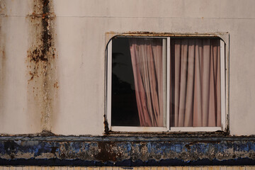Decommissioned hotel now derelict and called ghost ship my locals