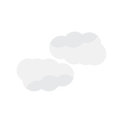 Obraz premium cloud icon illustration flat