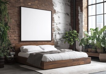 Bedroom Interior Mockup.