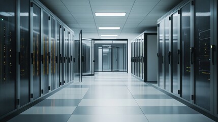 Server Room Corridor.