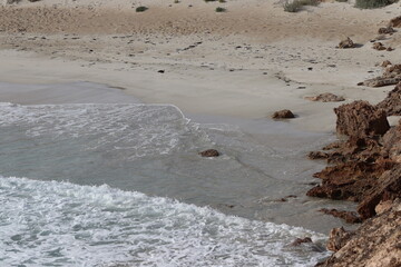 waves on the shore 