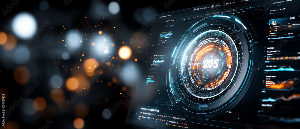 Poster revolutionizing business insights a cutting-edge digital dashboard for real-time kpi tracking and an