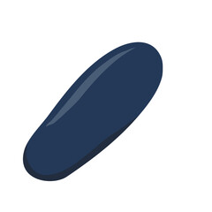 An illustration of a single grape with stem