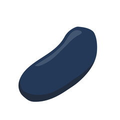 An illustration of a single grape with stem