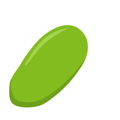 An illustration of a single grape with stem