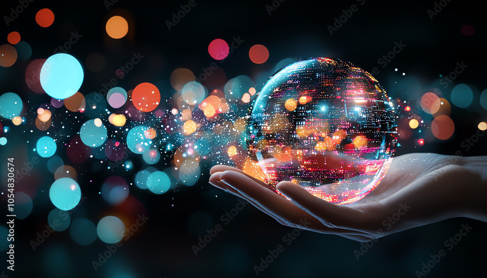 Aufkleber harnessing innovation the future of business through digital interfaces and technology integration