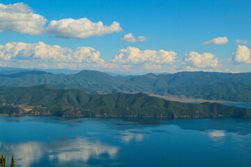 Lugu Lake is currently a famous tourist area, which lies in the juncture of Sichuan and Yunnan Province.