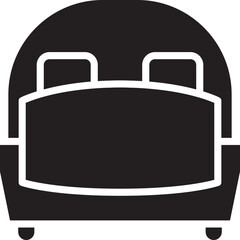 Bed Glyph Icon