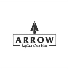 Spear, arrow / arrowhead vintage logo