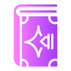 magic book Gradient icon