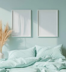 Minimalist Bedroom Mockup.